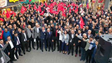 MHP ADAYINA MURAT ŞAHİN’E SEVGİ SELİ ÇIĞ GİBİ BÜYÜYOR