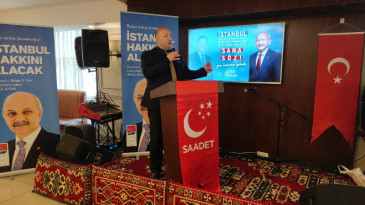 SAADET PARTİSİ MUHTARLARLA KAVALTIDA BULUŞTU