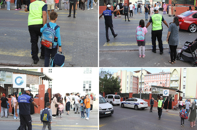 KARTAL BELEDİYESİ ZABITA EKİPLERİNDEN 27 OKULDA TRAFİK UYGULAMASI