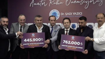 Tuzla Belediyesi’nden amatör spora 2,3 milyonluk destek