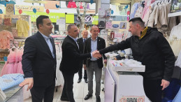 İYİ Parti Adayı Süleyman Turan ve İstanbul Milletvekili Burak Akburak’tan Esnaf Ziyareti