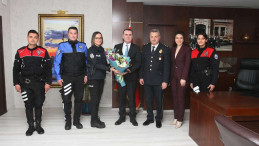 PENDİK İLÇE EMNİYET MÜDÜRÜ OKTAY ÇELİK, KAYMAKAM MEHMET YILDIZ’I ZİYARET ETTİ