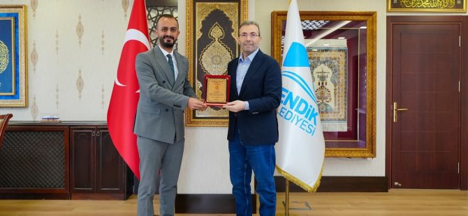 ANAVATAN PARTİSİ PENDİK İLÇE BAŞKANI FATİH KORKUSUZ’DAN BAŞKAN AHMET CİN’E ZİYARET
