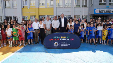 KARTAL BELEDİYESİ YAZ SPOR OKULU İLK DÖNEM ÖĞRENCİLERİ SERTİFİKALARINI ALDI