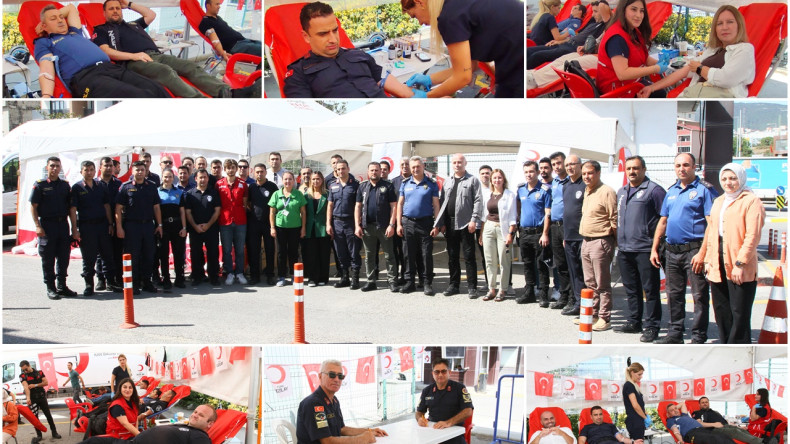 Pendik’te Kolluk Kuvvetlerinden Örnek Davranış: Kan Bağışıyla Hayata Umut Oldular.
