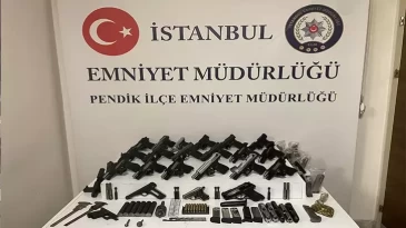 Pendik’te kaçak silah atölyesine operasyon; 2 gözaltı