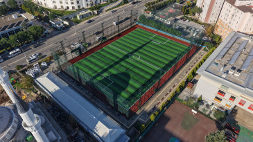 Yenişehir Ampute Futbol Sahası’nda Son Rötuşlar Yapılıyor