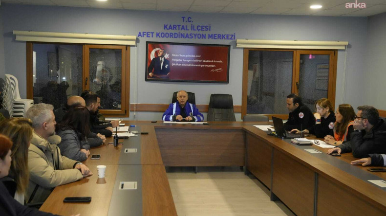 KARTAL’DA KAR VE FIRTINA RİSKİNE KARŞI AFET PLANI DEVREDE