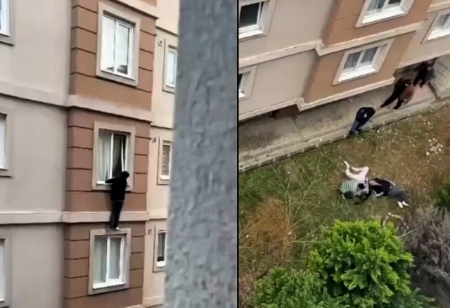İstanbul’da korku dolu anlar… Ailelerinin evde bastığı gençler 4. kattan atladı!