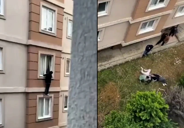 İstanbul’da korku dolu anlar… Ailelerinin evde bastığı gençler 4. kattan atladı!