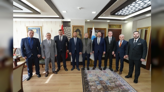 MHP Den Başkan Ahmet Cin’e ziyaret