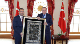 Cumhurbaşkanı Erdoğan Pendik Belediye Başkanı Ahmet Cin’i Kabul Etti