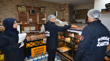 Pendik’te Fırınlarda Ekmek ve Pide Denetimi