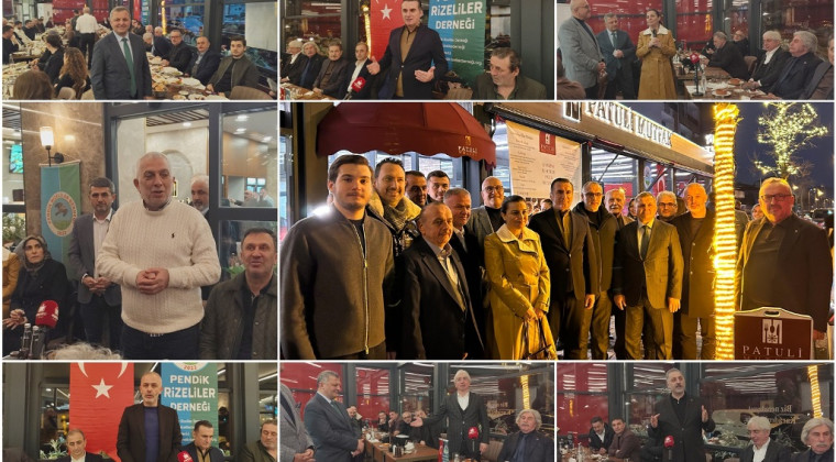 Pendik Rizeliler Derneği’nden Birlik ve Beraberlik Sofrası