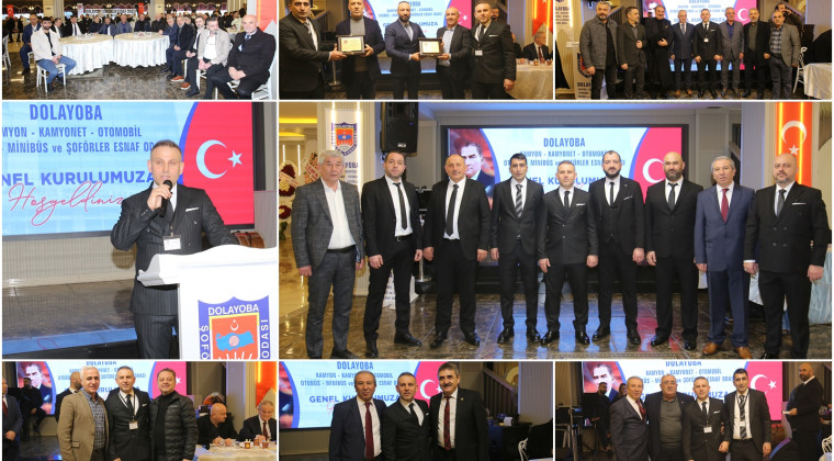 DOLAYOBA ŞÖFÖRLER ODASINDA BAŞKAN YENİDEN ERKAN DAKOĞLU OLDU