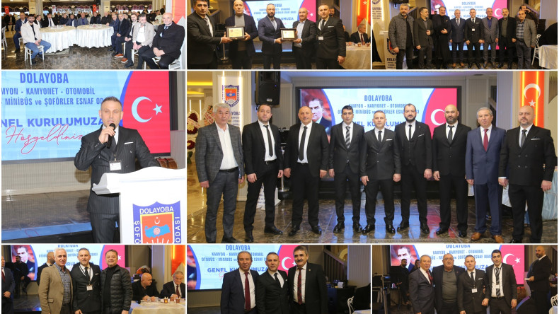 DOLAYOBA ŞÖFÖRLER ODASINDA BAŞKAN YENİDEN ERKAN DAKOĞLU OLDU