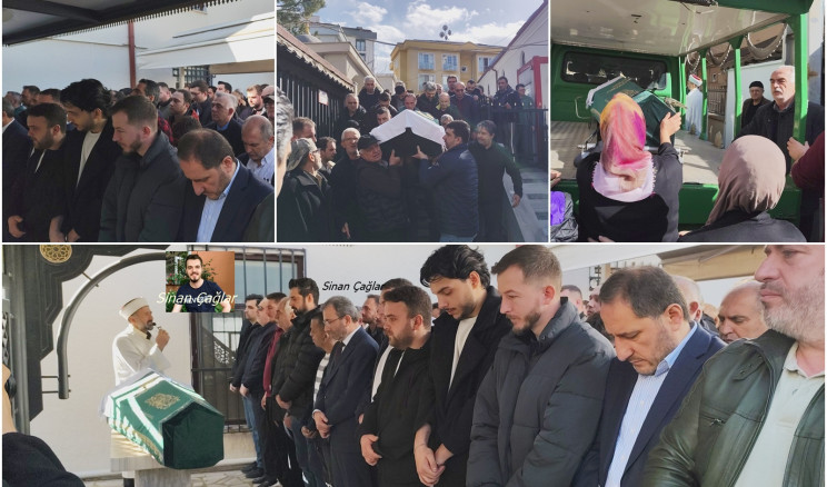 Çağlar Ailesinin Acı günü Sinan Çağlar Son Yolculuğuna Gözyaşlarıyla Uğurlandı