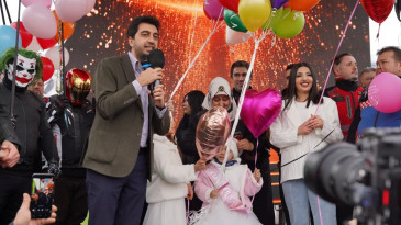 Tuzla’da balonlar kanseri yenen Almira için gökyüzüne uçtu