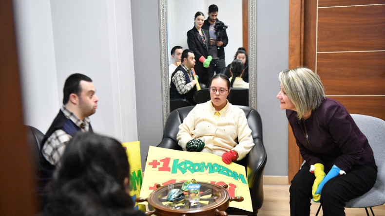 Tuzla Belediyesi Down sendromlu bireyleri ağırladı