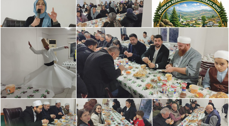 Erzincan Refahiye Mendembaşı Köyü Derneği’nden Anlamlı İftar Buluşması