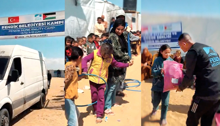 Pendik Belediyesi Gazze’de “Bayramlık Giydirme ve Çocuk Şenliği” Düzenledi