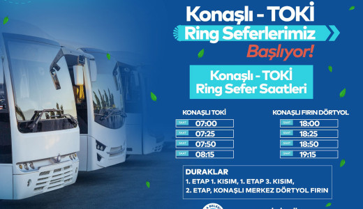 Tuzla Belediyesi’nden Konaşlı TOKİ ve çevresine ücretsiz ring hizmeti