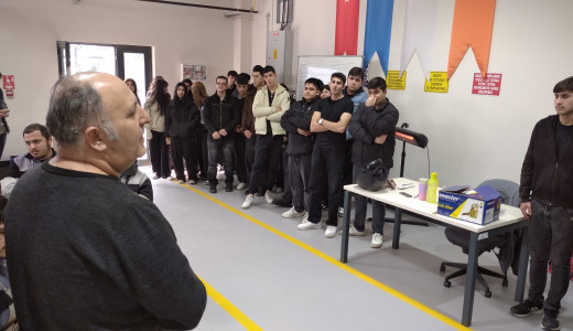 Meslek Lisesi Öğrencileri YETGİM’i Ziyaret Ediyor