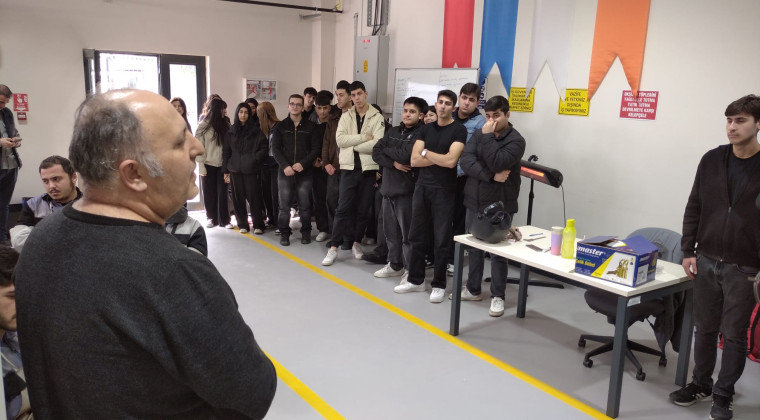 Meslek Lisesi Öğrencileri YETGİM’i Ziyaret Ediyor