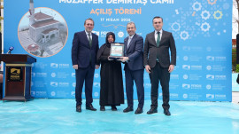 “Muzaffer Demirtaş Camii” Törenle İbadete Açıldı