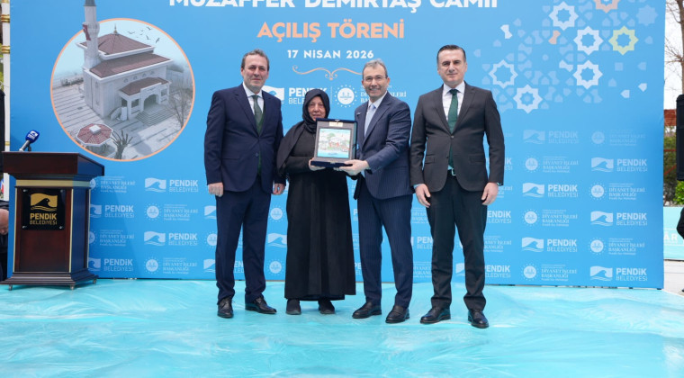 “Muzaffer Demirtaş Camii” Törenle İbadete Açıldı