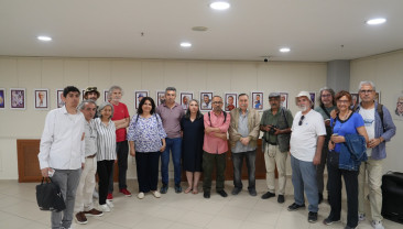 PORTRE KARİKATÜR VE İLLÜSTRASYON SERGİSİ KAPILARINI KARTALLILAR İÇİN AÇTI