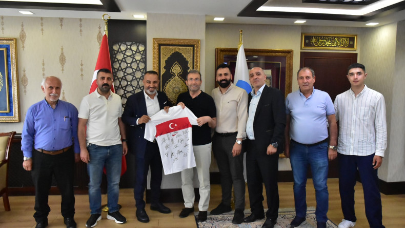 Pendik Ağrılılar Derneği’nden Başkan Ahmet Cin’e Ziyaret