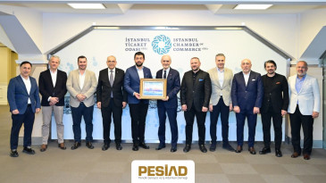 PESİAD Yönetim Kurulu’ndan İTO Başkanı Şekib Avdagiç’e Destek Ziyareti