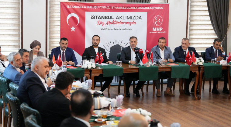 MHP İstanbul İl Başkanlığı “İstanbul Aklımızda, Söz Muhtarlarımızda” Programını Pendik’te Gerçekleştirdi