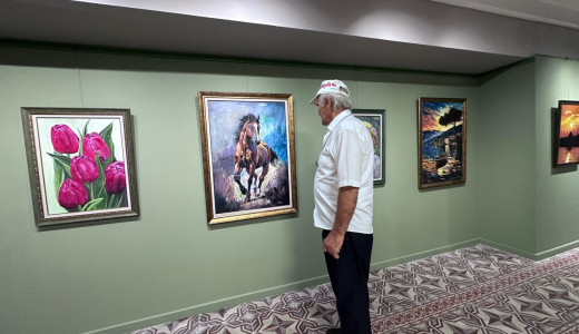 Yaptıkları resimler Dolmabahçe Sarayı’nda Sergileniyor