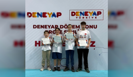 Pendikli Uras Ceran’dan DENEYAP Türkiye Proje Şenliği’nde Büyük Başarı