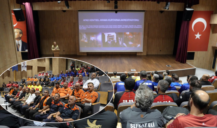 KARTAL’DA AFETTE GÖREV YAPACAK AFAD KAYSERİ EKİPLERİ İLE KARTAL EKİPLERİ BULUŞTU