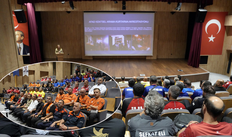 KARTAL’DA AFETTE GÖREV YAPACAK AFAD KAYSERİ EKİPLERİ İLE KARTAL EKİPLERİ BULUŞTU