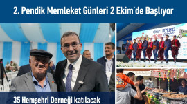  Pendik Memleket Günleri, 2 Ekim’de Başlıyor 35 Hemşehri Derneği katılacak