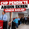 CHP Pendik’te Abidin Ekren Göreve Başladı