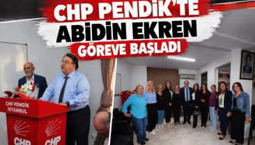CHP Pendik’te Abidin Ekren Göreve Başladı