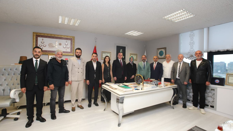 Kaymakam Mehmet Yıldız’dan AHİSİAD’a Ahilik Haftası Ziyareti
