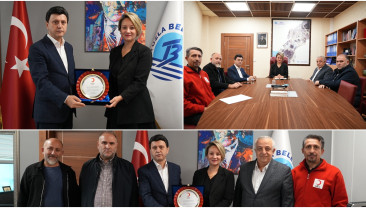 Türk Kızılayı Tuzla Şubesinden Dr. Sinem Gülenç’e Teşekkür Ziyareti