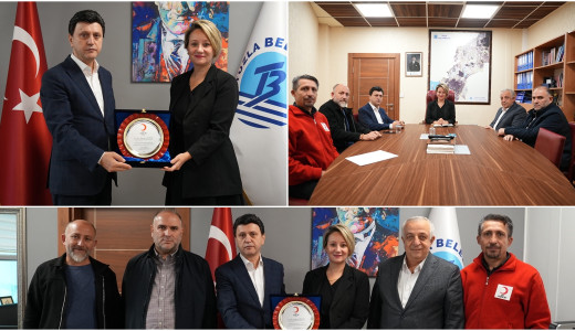 Türk Kızılayı Tuzla Şubesinden Dr. Sinem Gülenç’e Teşekkür Ziyareti