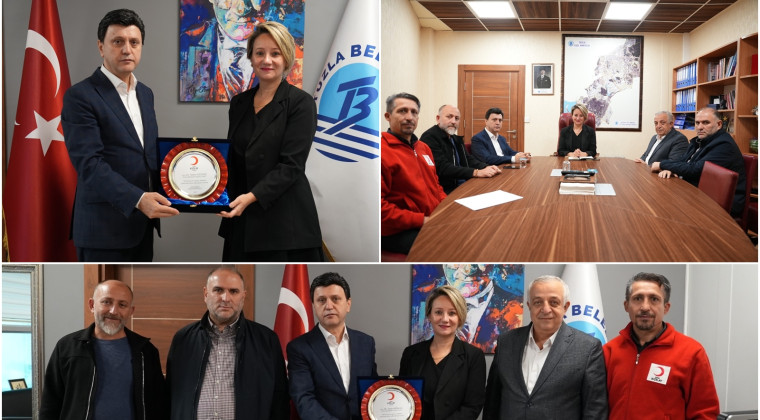Türk Kızılayı Tuzla Şubesinden Dr. Sinem Gülenç’e Teşekkür Ziyareti