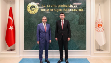 Başkan Ahmet Cin Bakan Kurum’u Ziyaret Etti