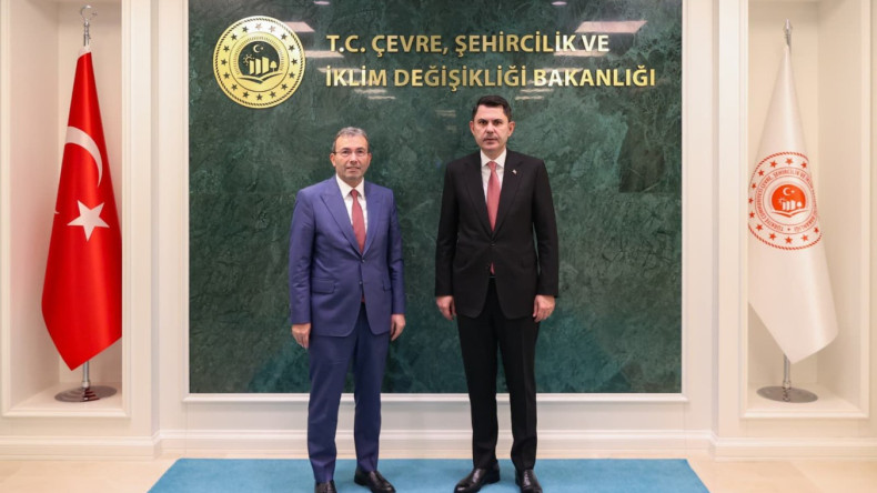 Başkan Ahmet Cin Bakan Kurum’u Ziyaret Etti