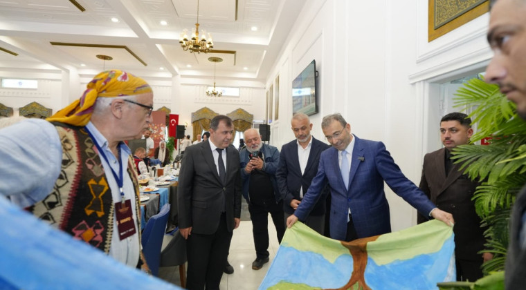 Başkan Ahmet Cin “Geleneksel Sanatçılar Buluşması”na Katılan Sanatçıları Ağırladı