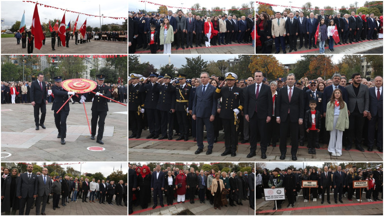 PENDİK’TE CUMHURİYET BAYRAMI’NIN 103. YILI KUTLAMALARI ÇELEK SUNUMUYLA BAŞLADI