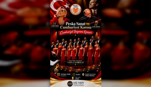 PESKA Sanat Cumhuriyet Korosu’ndan Pendik’te Cumhuriyet Bayramı Konseri